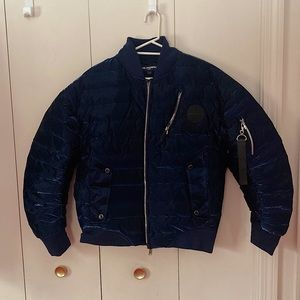 Karl Lagerfeld Men’s puffer coat medium navy blue